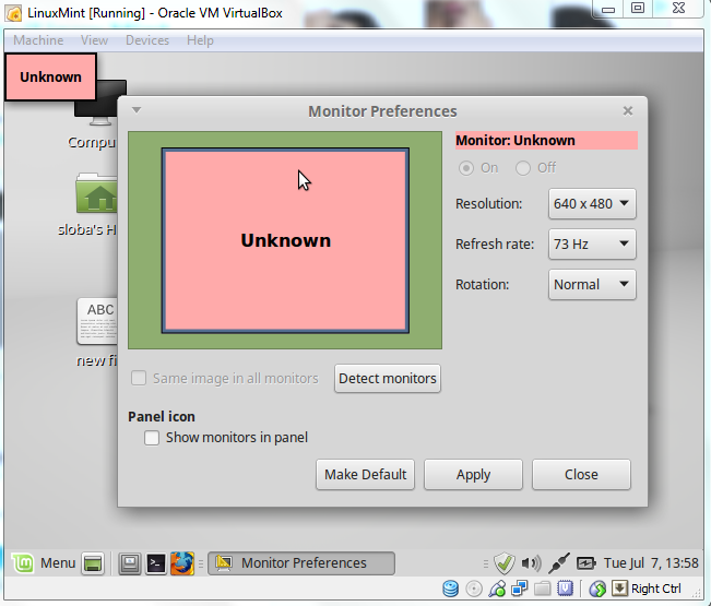 Unknown Display Problem In Linux Mint Experts Exchange