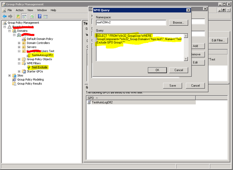 Solved Use PowerShell to Link a WQL Query to a WMI filter Experts Exchange