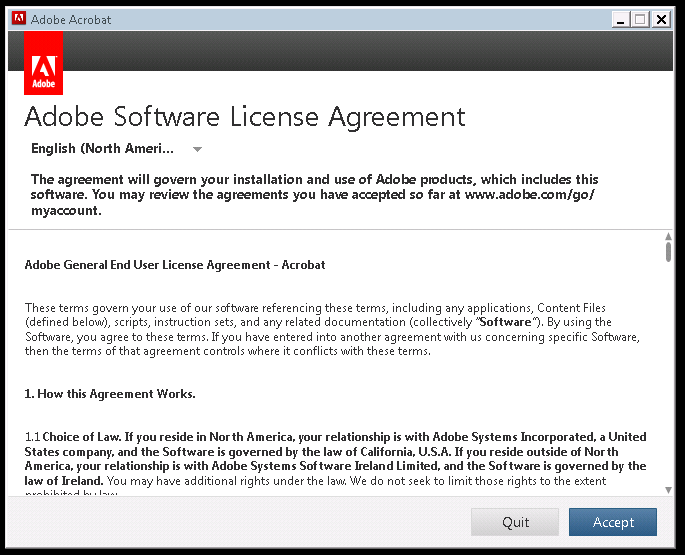 Adobe Software License Agreement