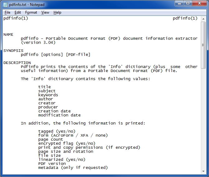 pdfinfo windows