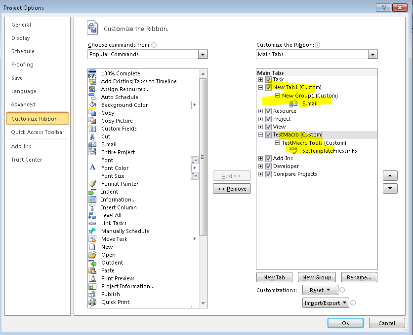 Solved How to make ribbon XML Fluent UI tabs appear in MSO app under