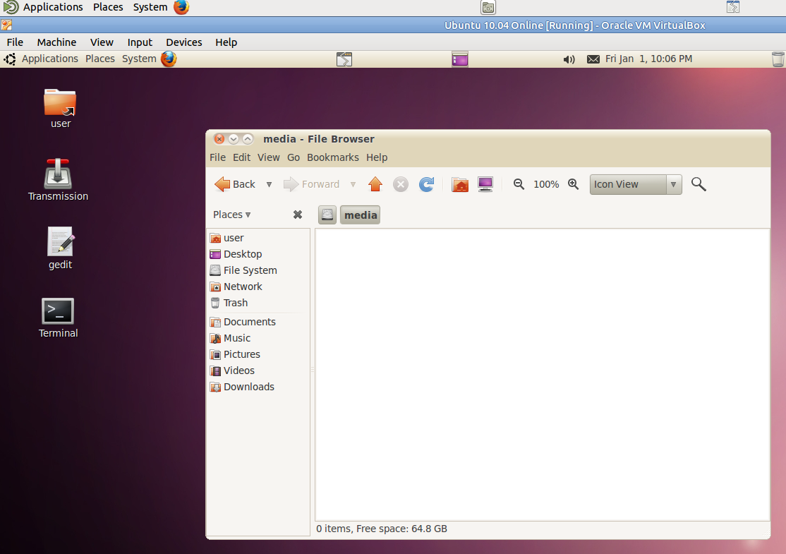 virtualbox shared folder ubuntu access denied