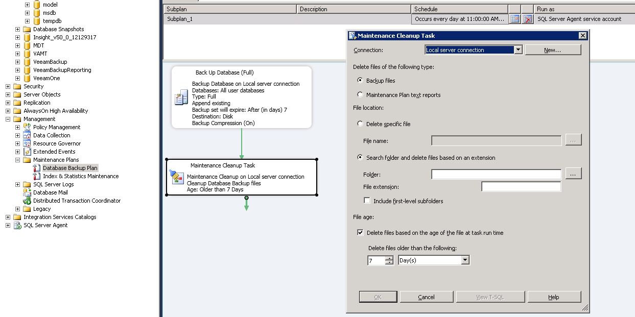 Solved: SQL maintenance job unable to delete old files / Cleanup task ...