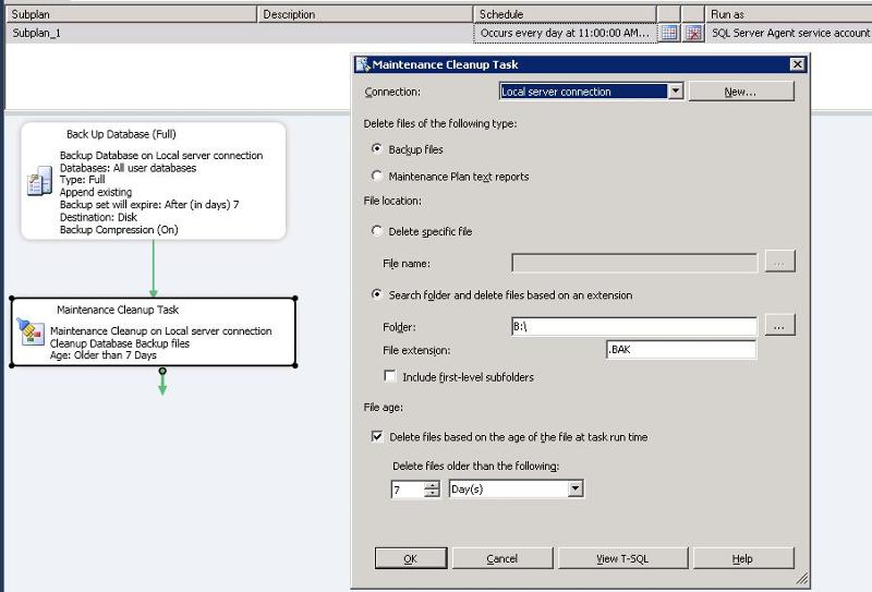 Solved: SQL maintenance job unable to delete old files / Cleanup task ...