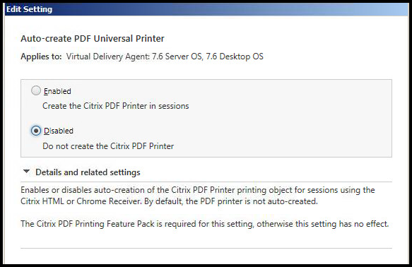 citrix reciver add printer