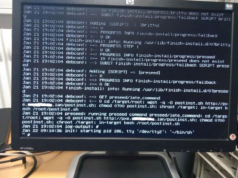 Solved: Debian Preseed: Installation process stuck at 18 % at finishing ...