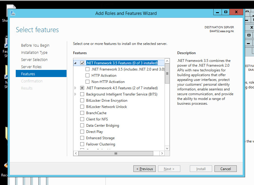 Solved: Install .net framework 3.5 on Windows Server 2012 R2 | Experts ...
