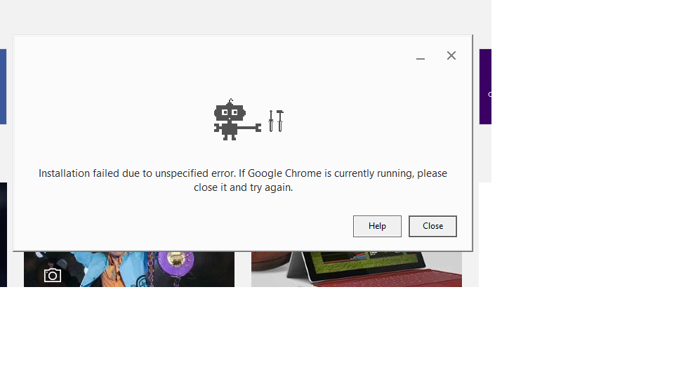 google chrome installation error 0xa043