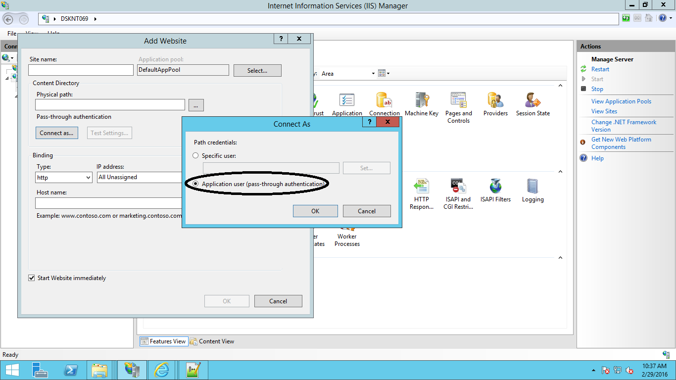 Solved iis site was working until a few days ago 401 unauthorized