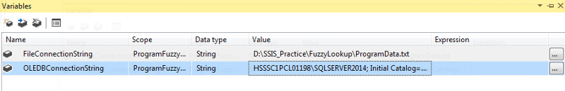 How to apply FUZZY algorithm in SSIS? | Experts Exchange