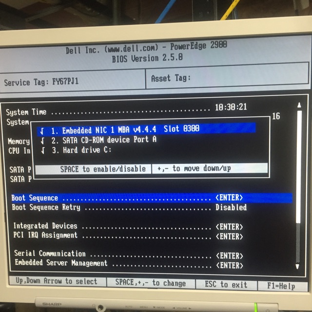 Solved Dell Poweredge 2900 will not boot To Perc 6/i Raid Controller