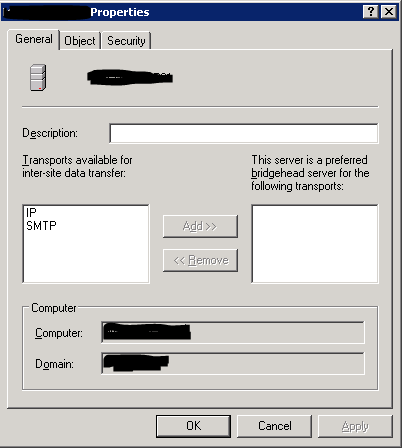 Solved: Active directory bridgehead not updating for our site | Experts ...