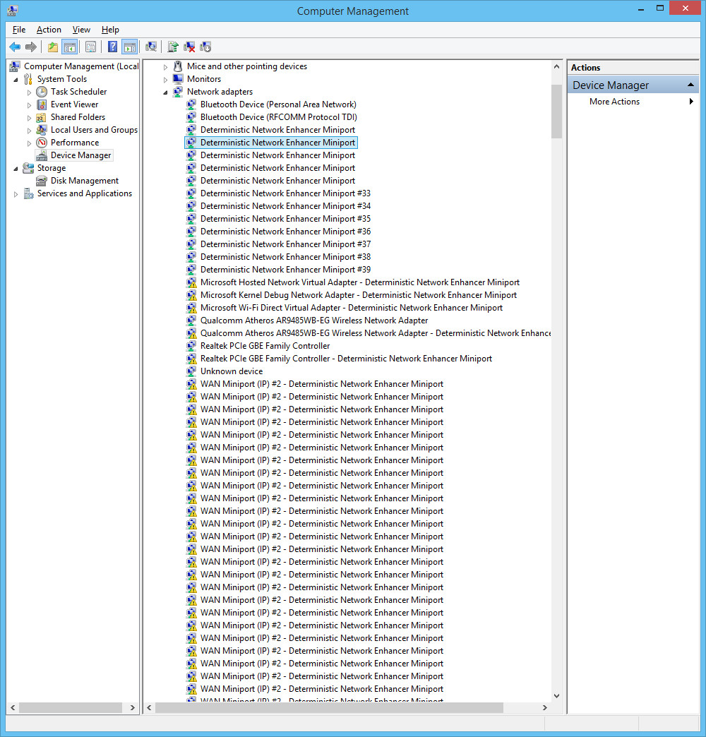 Deterministic Network Enhancer Windows 10