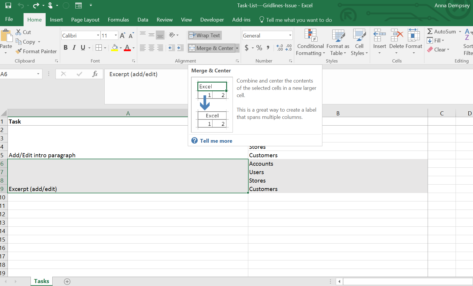 merge and center in excel 2016 merge and center in excel 2016