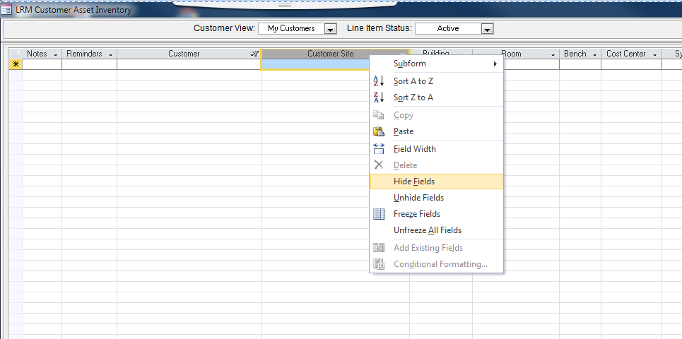 Solved: Having Trouble with MS Access 2010 CommandBars | Experts Exchange