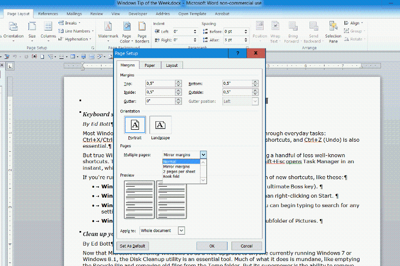 Solved: how to print both sides of page | Experts Exchange