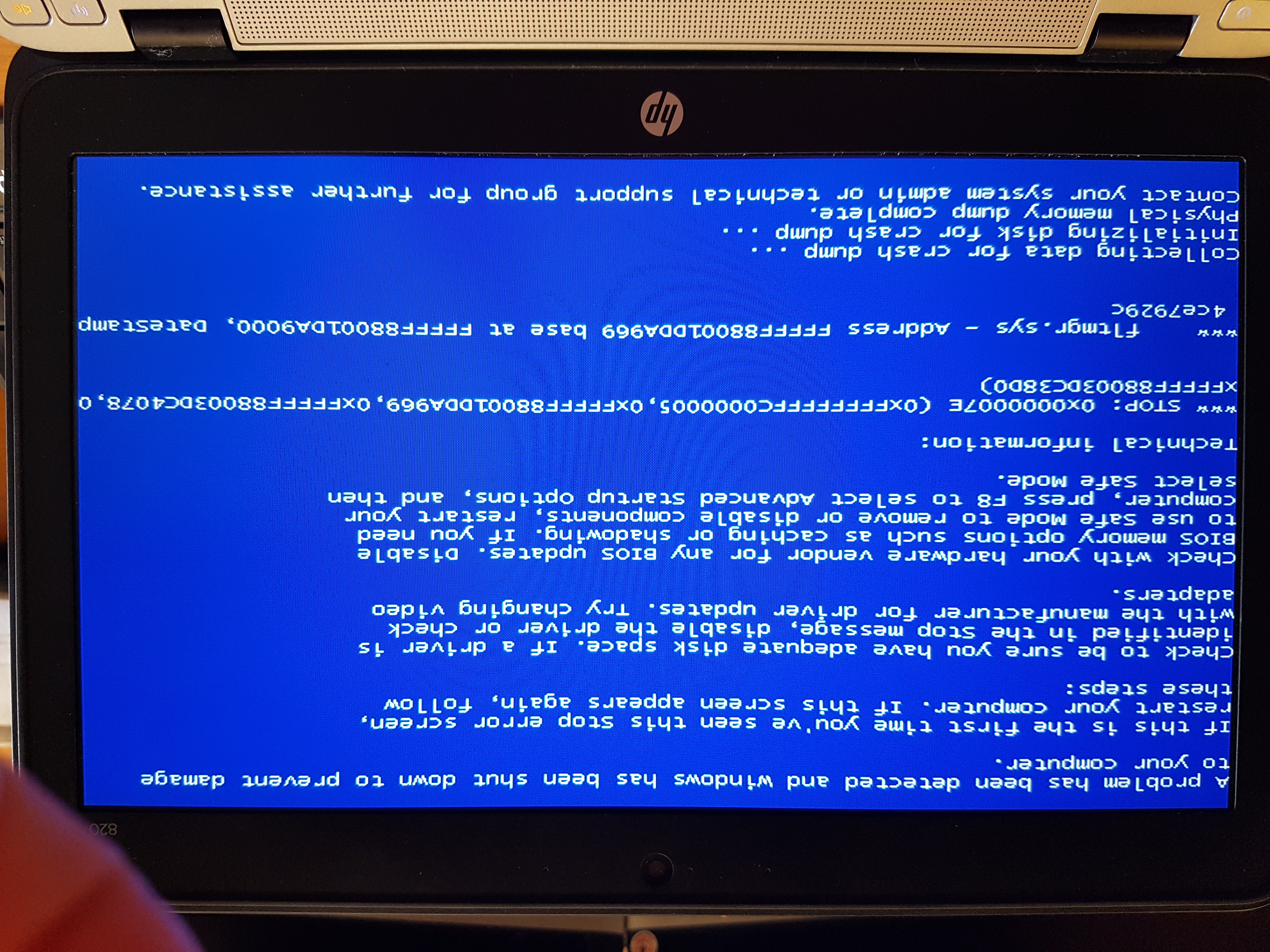 Сигнатура проблемы bluescreen windows 7