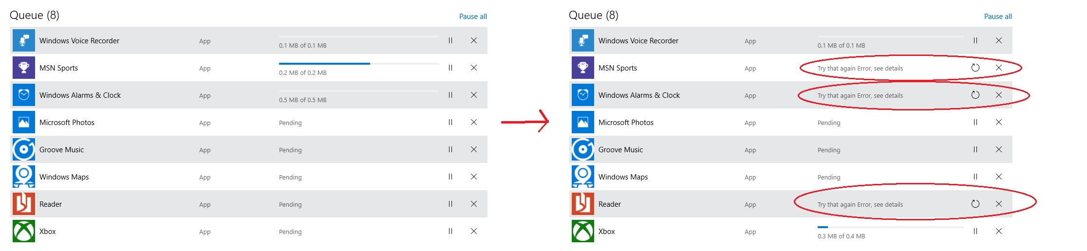 Solved Microsoft App Store does not Download and Update the apps in
