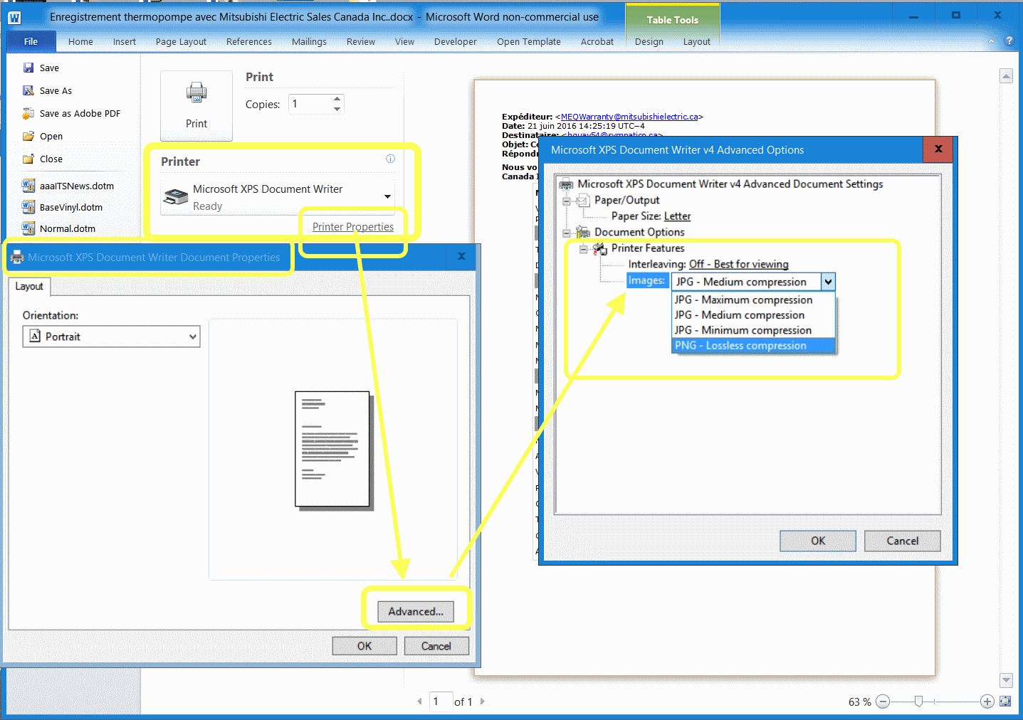 Microsoft office document image writer эта конфигурация не может быть использована