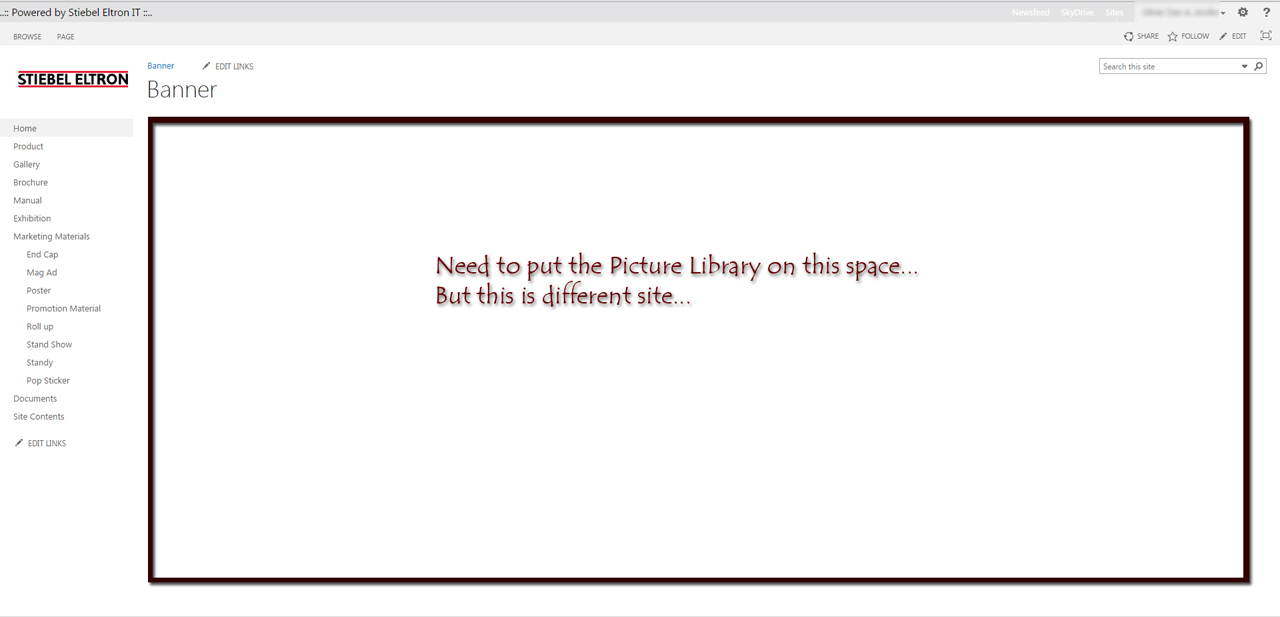 Solved: How to attached SharePoint 2013 Picture Library to other site ...