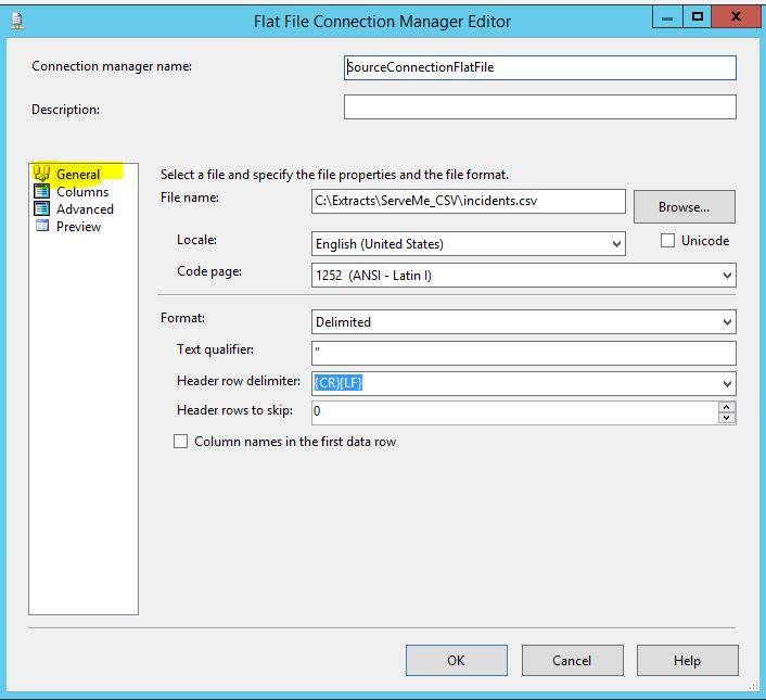 Solved: Error with SSIS package when updating SQL table | Experts Exchange