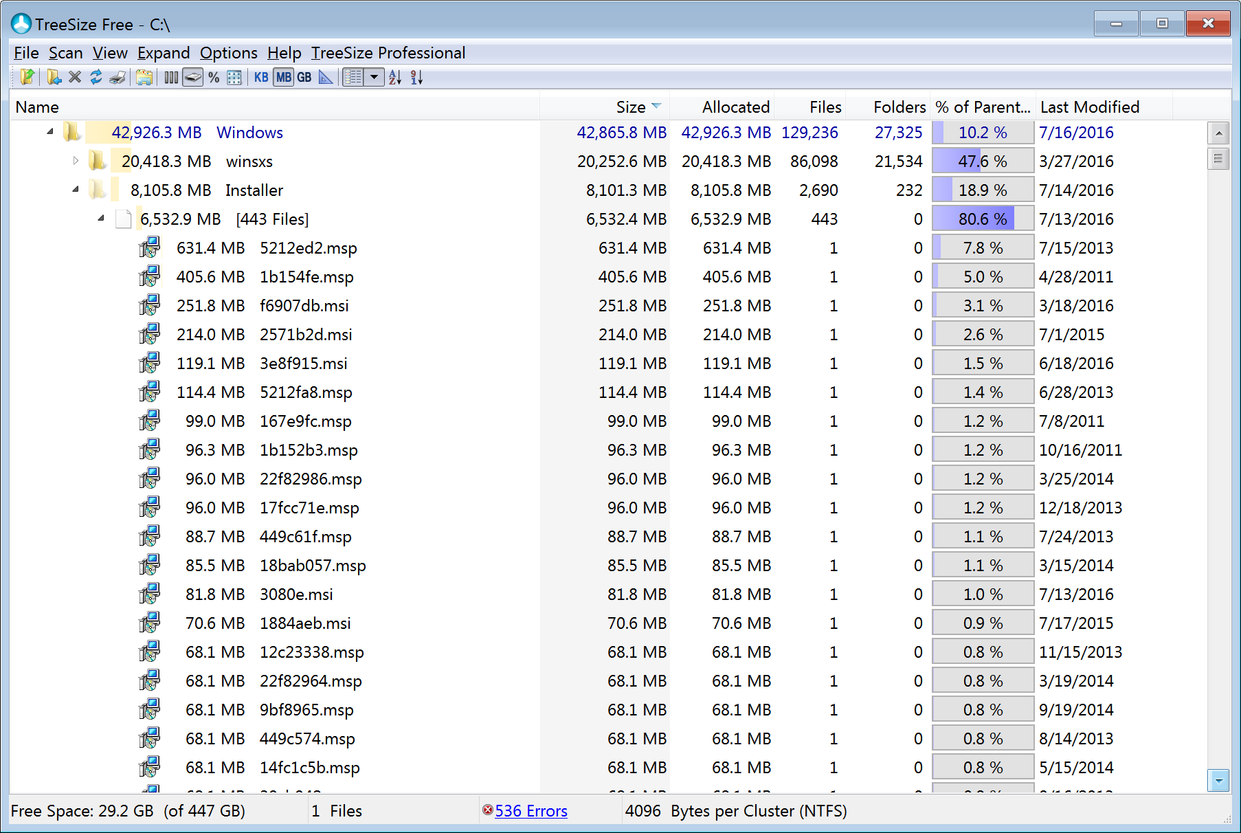 Solved What To Remove When Drive C Is Overloaded Experts Exchange