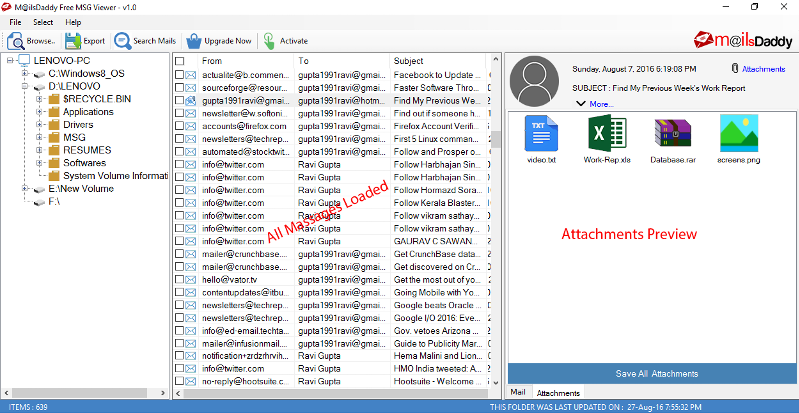 Solved: How to open .msg files without Outlook? | Experts Exchange