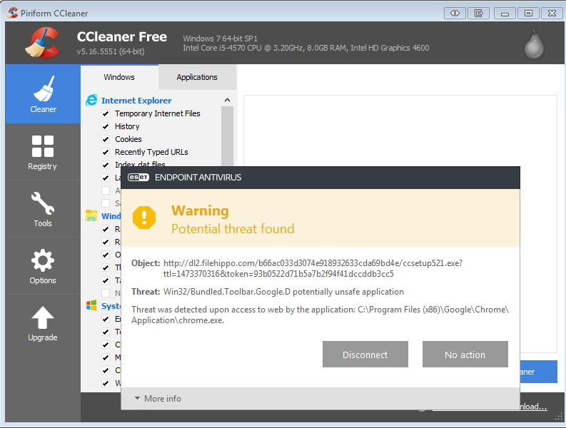 ccleaner virus