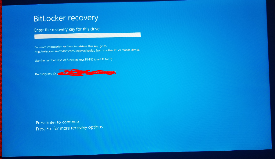 microsoft recovery key faq id