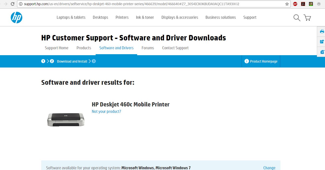 USA bunker Formode Solved: HP Officejet Deskjet 460 Mobile Inkjet Printer | Experts Exchange