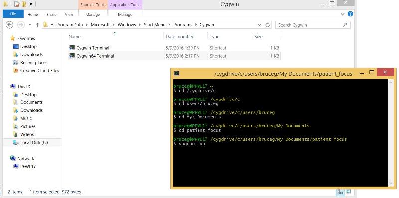 terminal screen shot