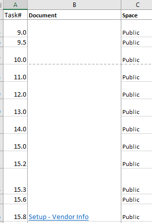 Fredag feudale Også Solved: Excel 2016 - Dotted line appears, but it's not a page break |  Experts Exchange