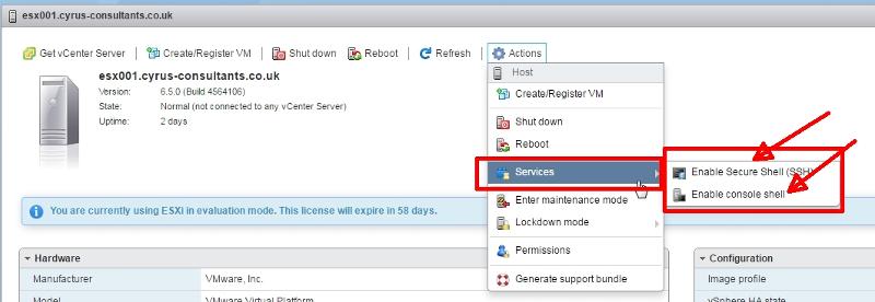 how to access vcenter 6.5