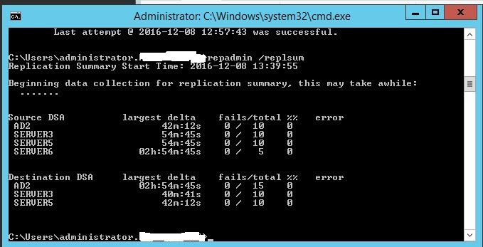 Solved: New DC at DR Site not showing under "Destination DSA" in ...