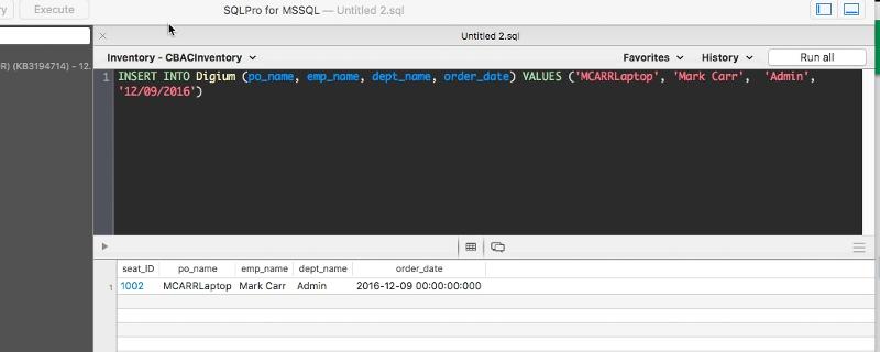 Solved: Need help with python script - Insert data from user input into ...