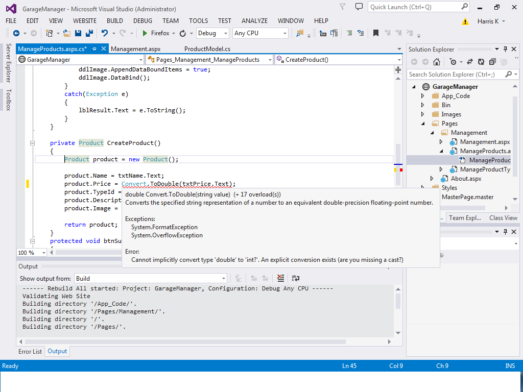 Solved: Runtime Exceptions when trying to submit data | Experts Exchange