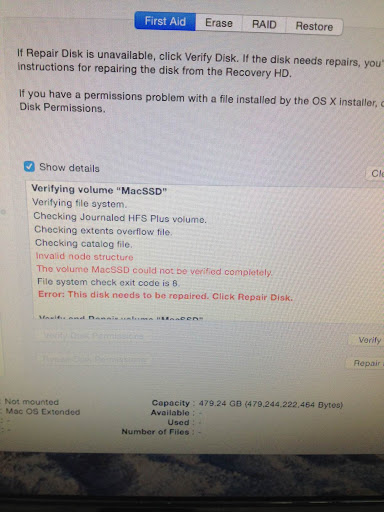 macbook says disk is full