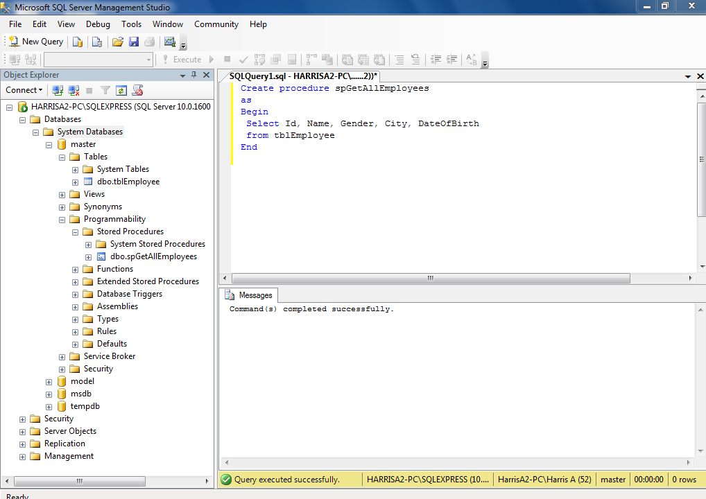 Sql server function