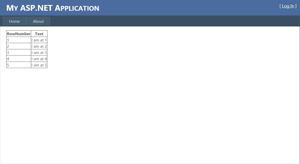 Bind Gridview Datasource to a specific table in dataset