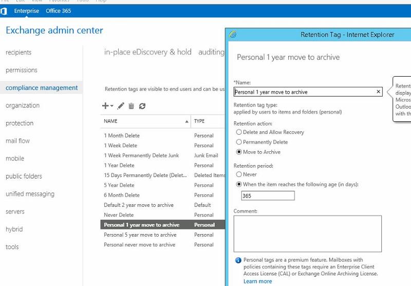 Solved How does user access Outlook onpremise archive on Exchange