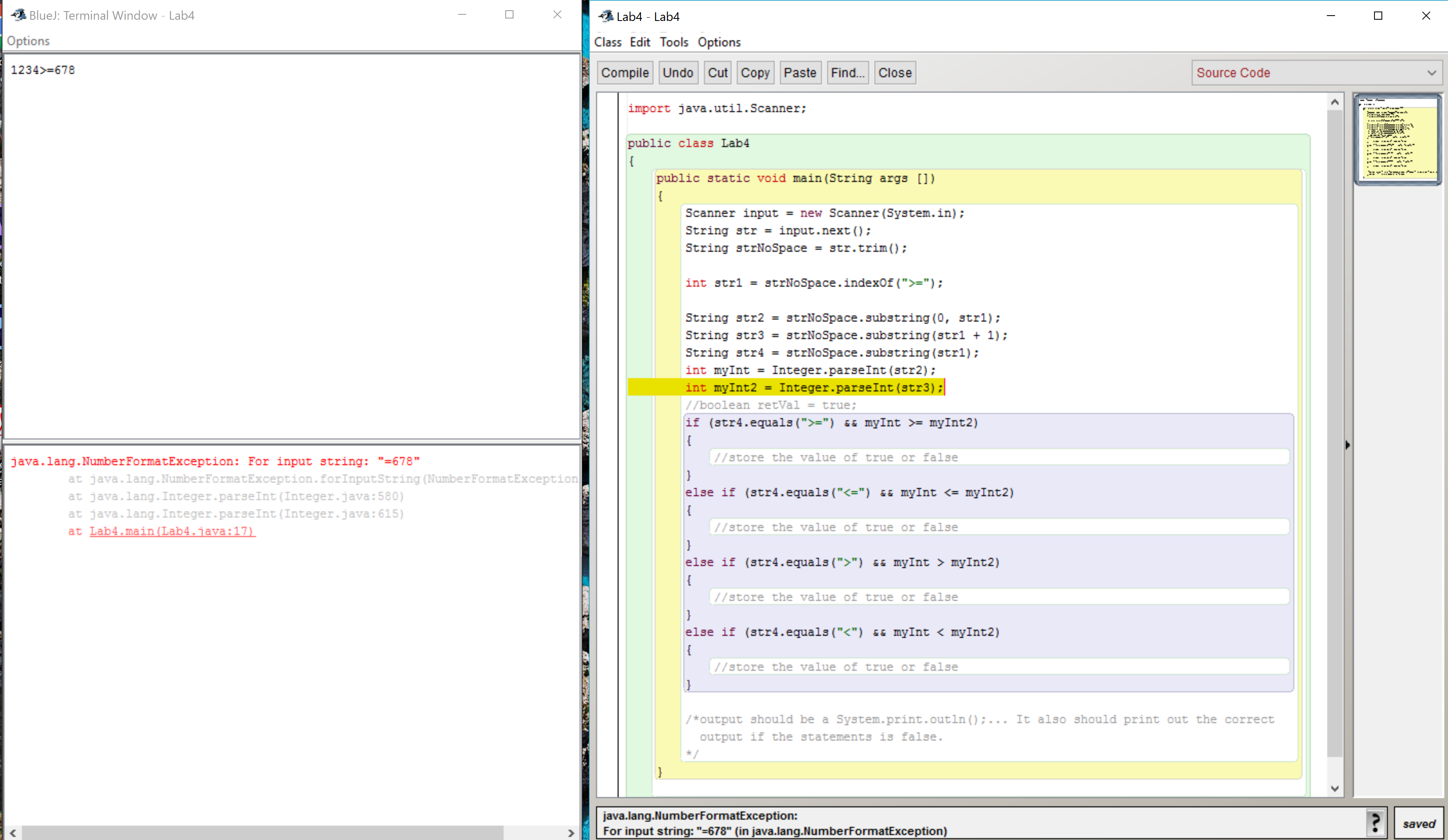 How do I edit my program so that I can output the correct boolean ...