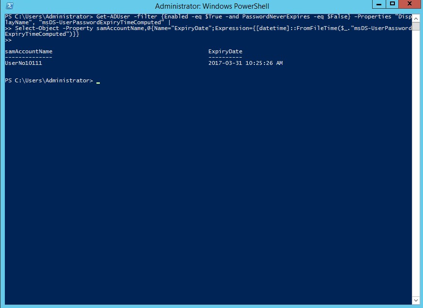 Solved How To Find Users With Expired Password With Powershell 8790