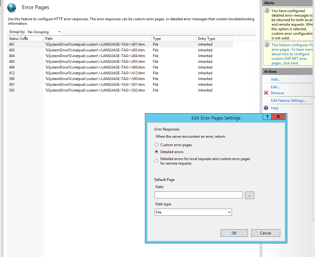 Iis web page responds 401 unauthorized access is denied due to