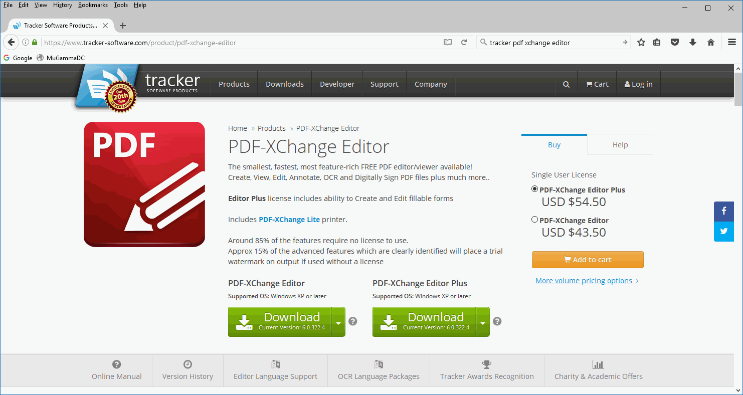 adobe pdf xchange editor download