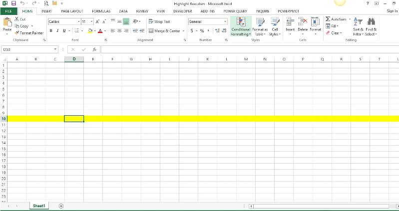 Solved: excel wksht - hilite rows | Experts Exchange