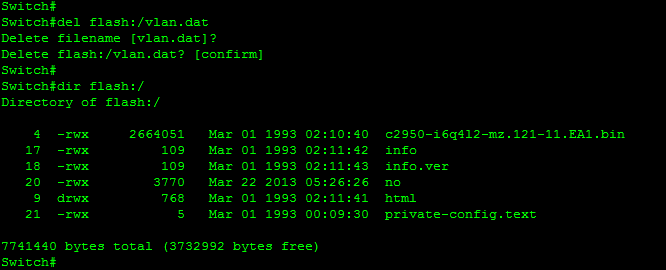 Deleting The Vtp Configuration From A Cisco Switch Experts Exchange