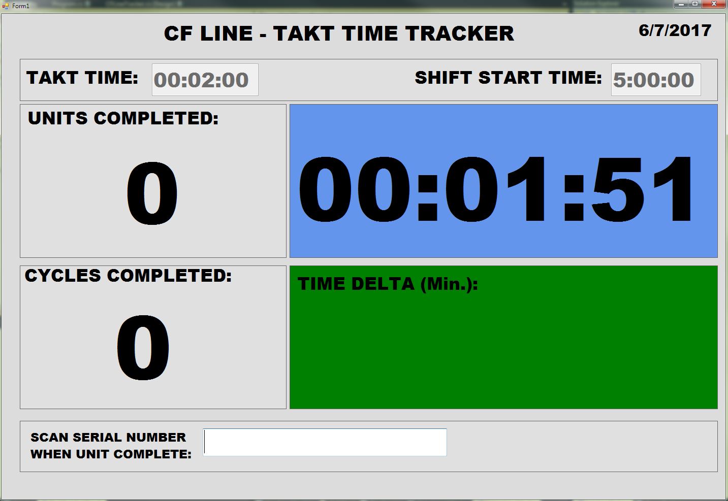 Solved TAKT Timer Time delta calculation Experts Exchange