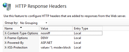 content-security-policy http security header not detected