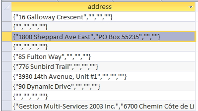 Solved: Using array in Access database | Experts Exchange