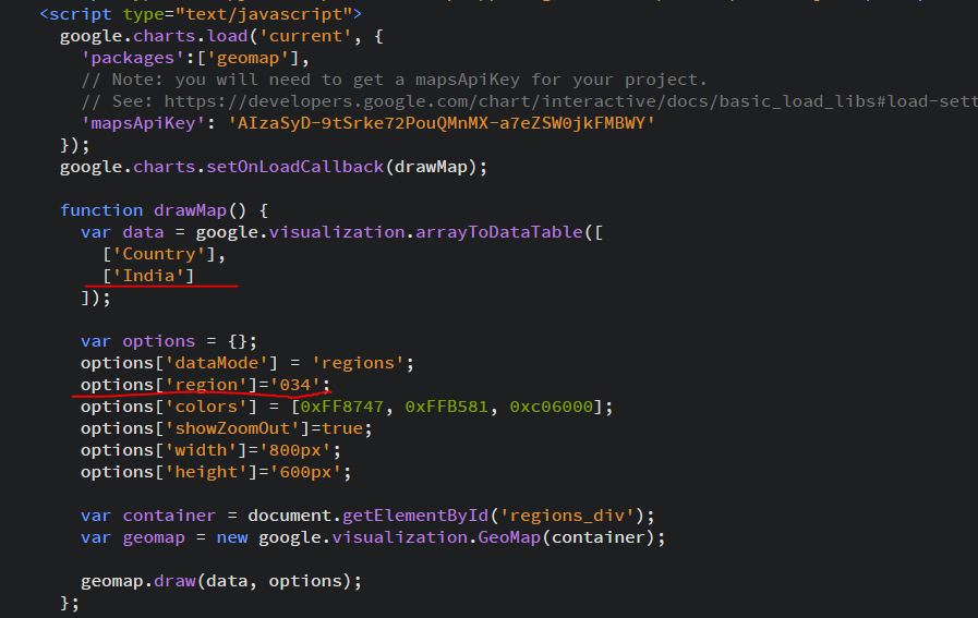 Solved: How to show only india map in google map using google api ...